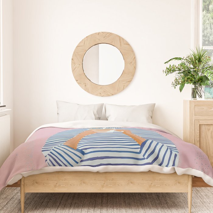 Cozy Morning Coffee Vibes Duvet Cover Gallery Image 3