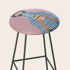 Cozy Morning Coffee Vibes Stool Gallery Image 2