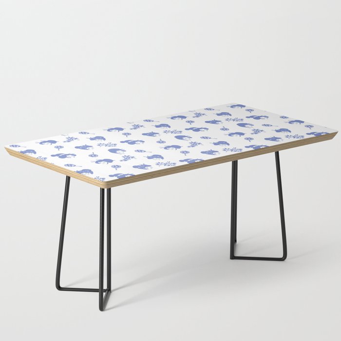 Light blue japanese pattern Coffee Table Gallery Image 1