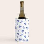 Light blue japanese pattern Wine Chiller Gallery Image 2