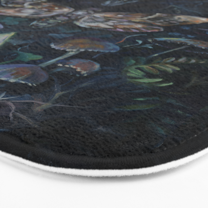 Death Moth Goat Skull Bath Mat Gallery Image 3