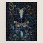 Death Moth Goat Skull Jigsaw Puzzle Gallery Image 1