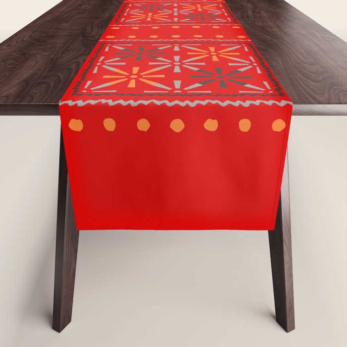 Nativo Red Table Runner Gallery Image 1