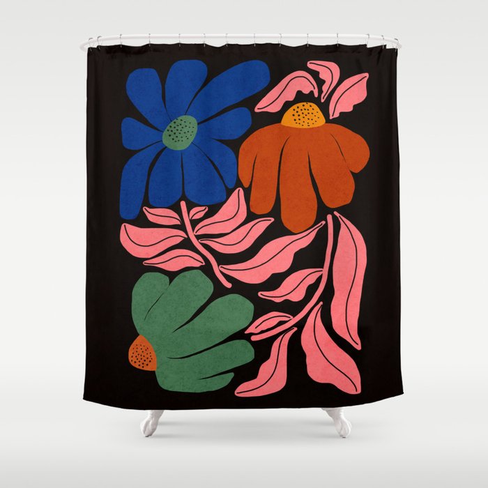 Whimsy Bloom - night Shower Curtain Gallery Image 1