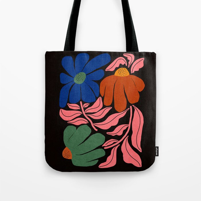 Whimsy Bloom - night Tote Bag Gallery Image 1