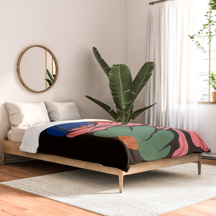 Whimsy Bloom - night Comforter Gallery Image 2