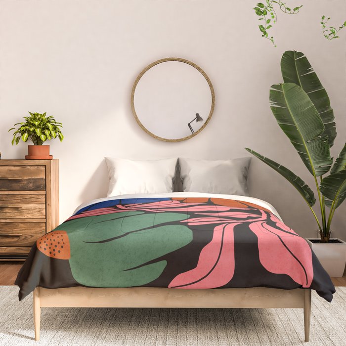 Whimsy Bloom - night Comforter Gallery Image 3