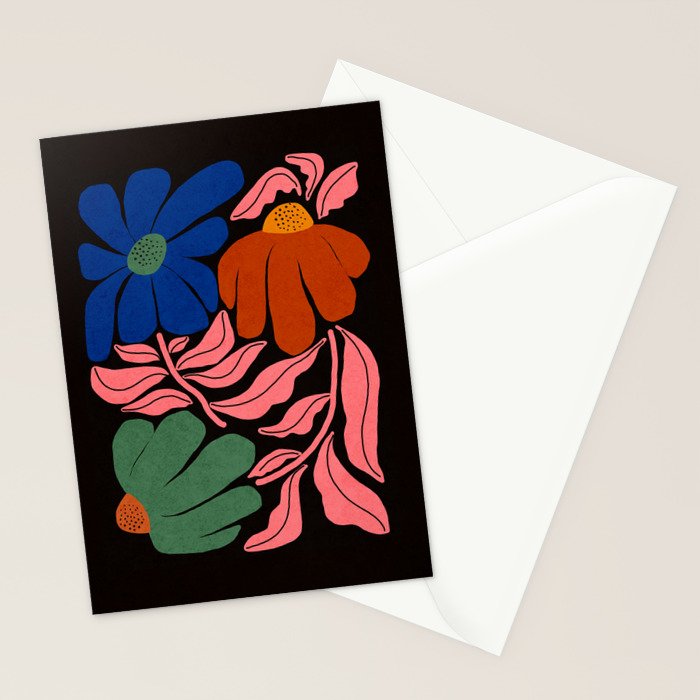 Whimsy Bloom - night Stationery Card Gallery Image 2