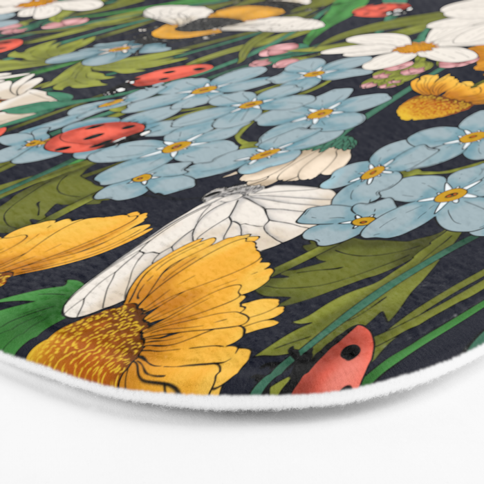 Beehaven in Bloom Bath Mat Gallery Image 3