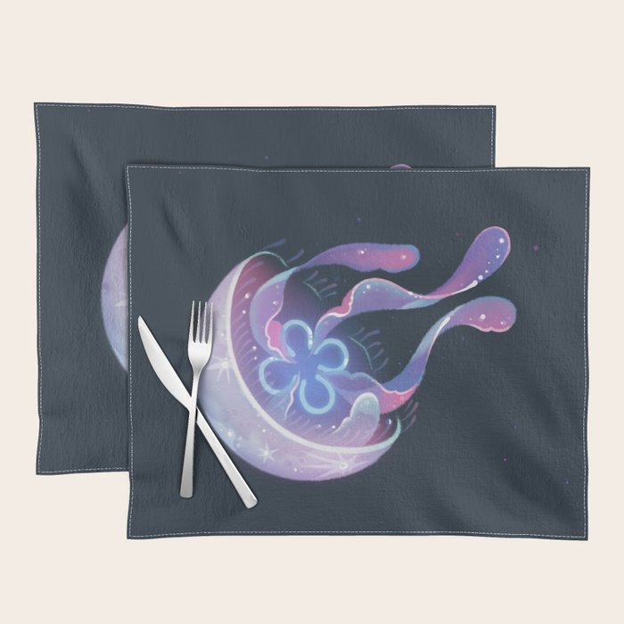 Moon jelly Placemat Gallery Image 1