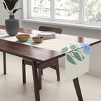 Blue Pansy Floral Repeat Table Runner Gallery Image 2