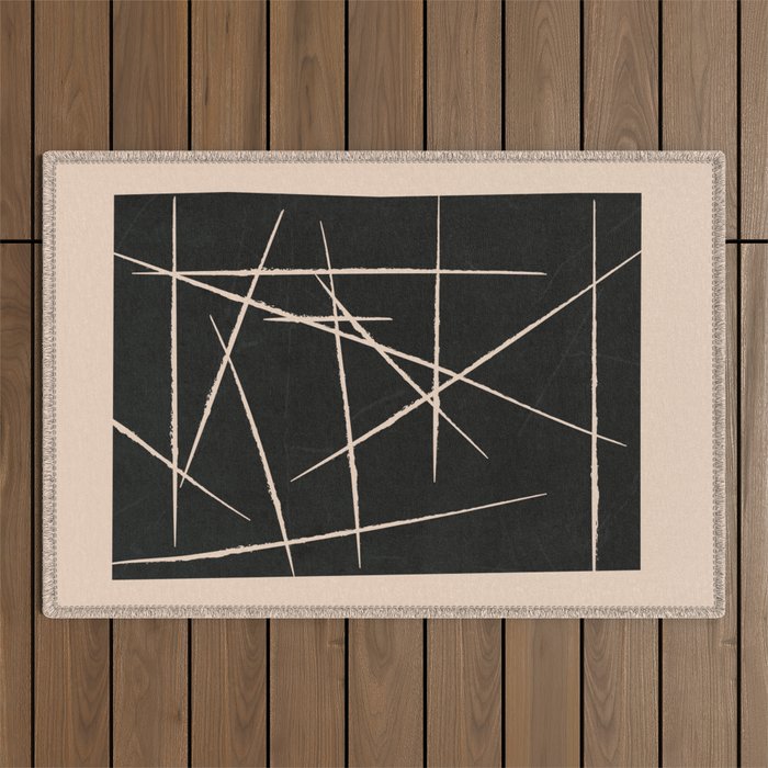 Abstract Minimal Art 28 Outdoor Rug Gallery Image 1