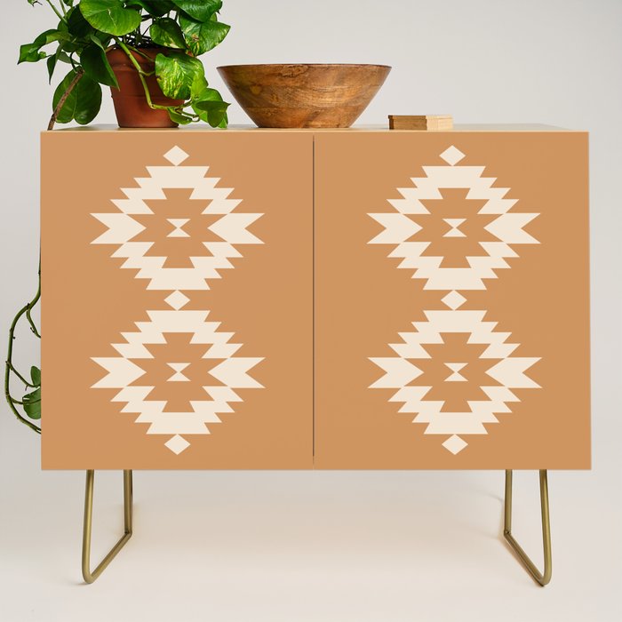 Southwestern Minimalism - Desert Orange Credenza Gallery Image 1