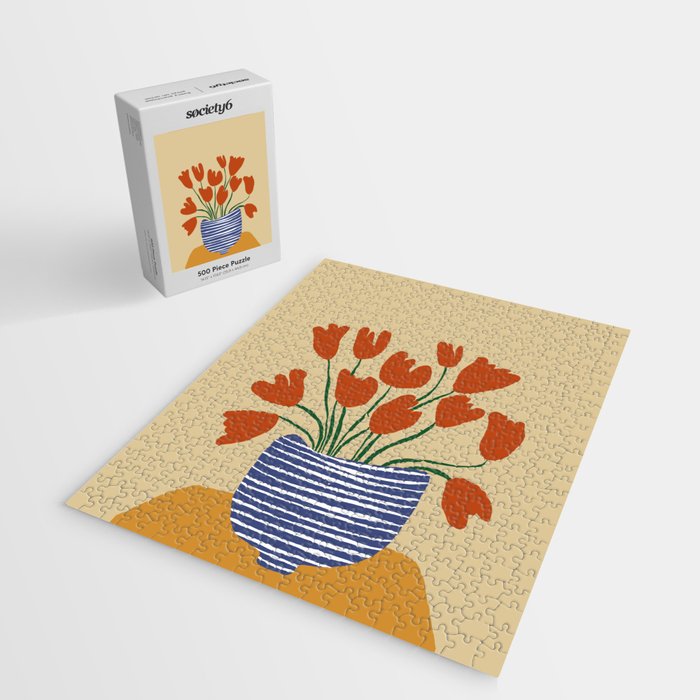 Tulip pot Jigsaw Puzzle Gallery Image 2