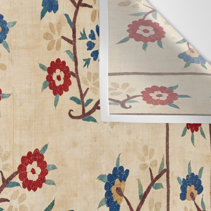 Bokce West Anatolian Ottoman Silk Embroidery Print Wall Tapestry Gallery Image 3