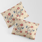 Bokce West Anatolian Ottoman Silk Embroidery Print Pillow Sham Gallery Image 3