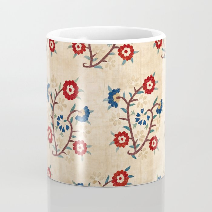 Bokce West Anatolian Ottoman Silk Embroidery Print Coffee Mug Gallery Image 4