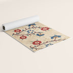 Bokce West Anatolian Ottoman Silk Embroidery Print Yoga Mat Gallery Image 2