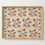 Bokce West Anatolian Ottoman Silk Embroidery Print Serving Tray Gallery Image 1