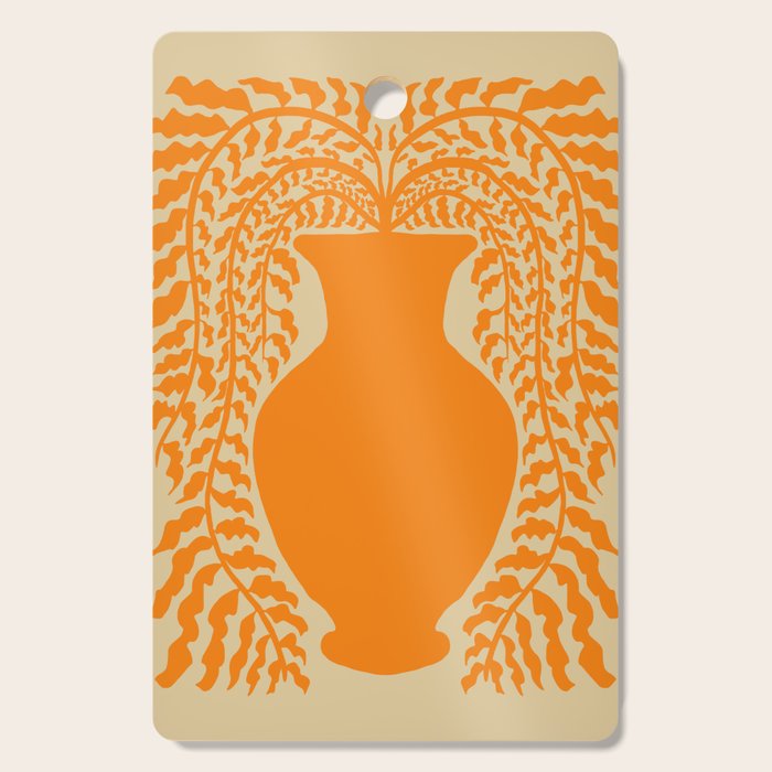 Floral fern Pottery  Cutting Board Gallery Image 1