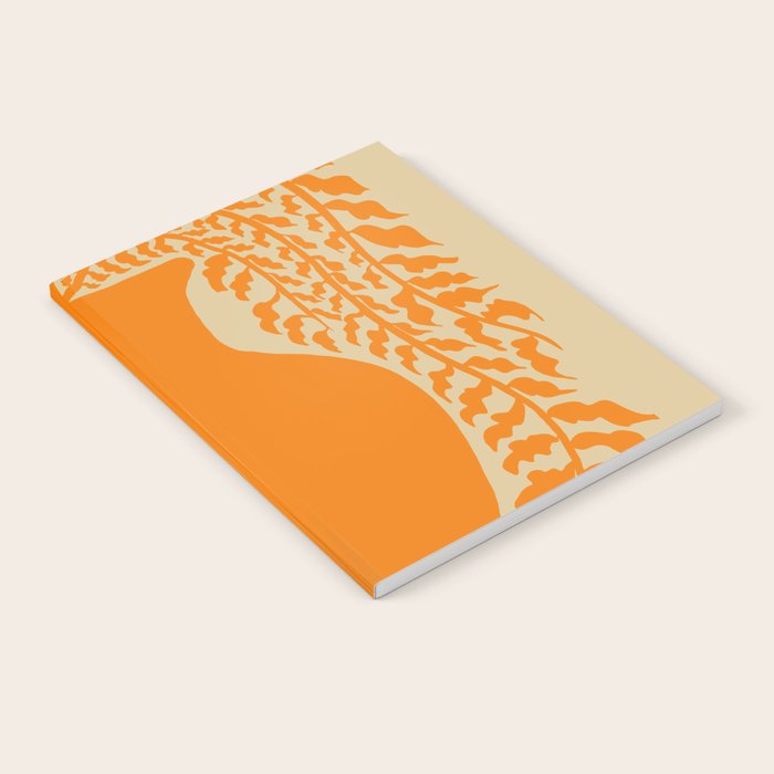 Floral fern Pottery  Notebook Gallery Image 2