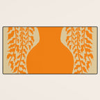 Floral fern Pottery  Desk Mat Gallery Image 3