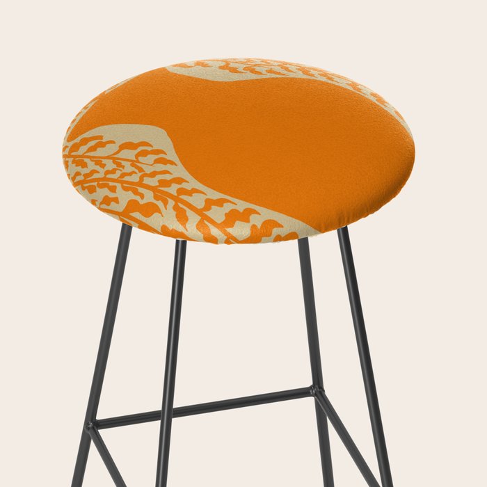 Floral fern Pottery  Stool Gallery Image 2