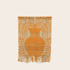 Floral fern Pottery  Wall Hanging Gallery Image 1