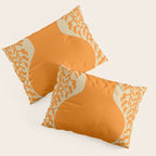 Floral fern Pottery  Pillow Sham Gallery Image 3