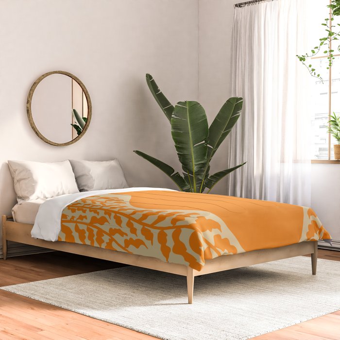 Floral fern Pottery  Comforter Gallery Image 2