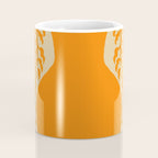 Floral fern Pottery  Coffee Mug Gallery Image 4