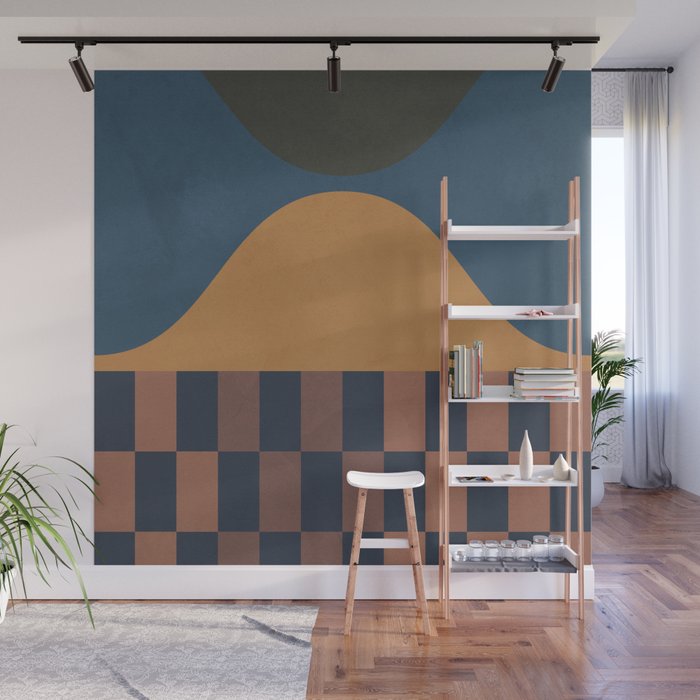 Modern geometric shapes 51 Wall Mural Gallery Image 1