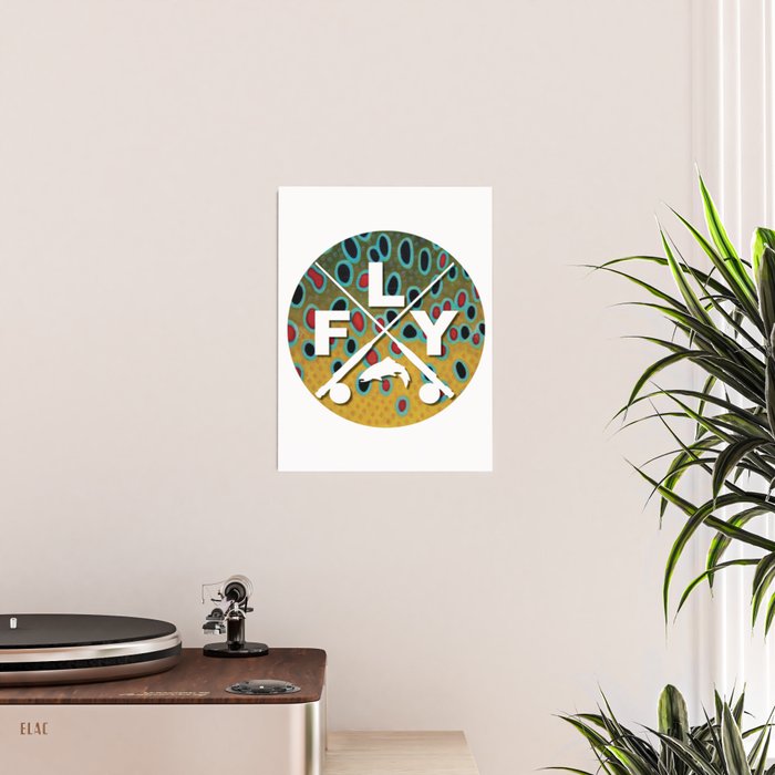 Brown Trout Fly Fishing  Poster Gallery Image 2