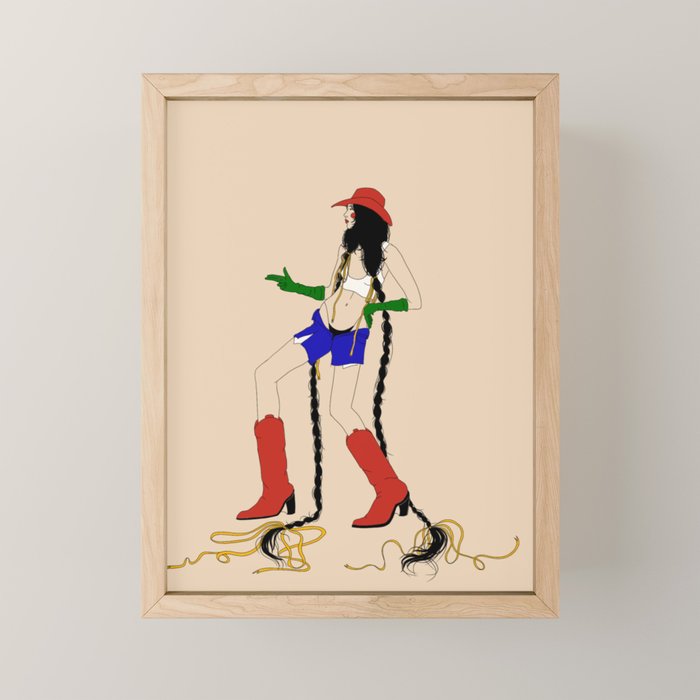 guns out Mini Art Print Gallery Image 1