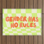 Gender Has No Rules  Outdoor Rug Gallery Image 1