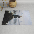 Wanderer above the Sea of Fog Rug Gallery Image 1