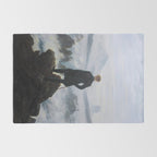 Wanderer above the Sea of Fog Rug Gallery Image 2