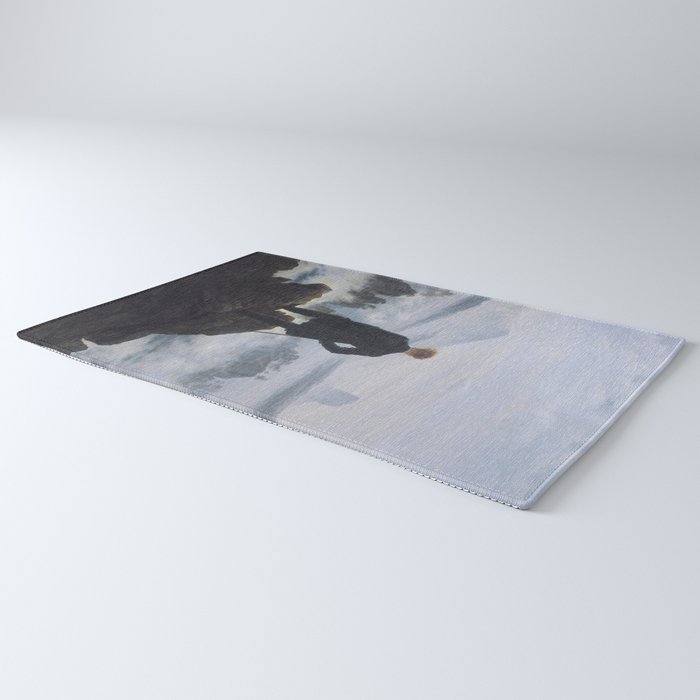 Wanderer above the Sea of Fog Rug Gallery Image 3