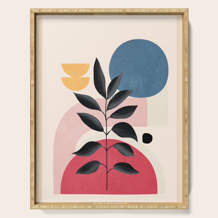 Soft Shapes XIV Serving Tray Gallery Image 1