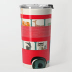 The big red bus Travel Mug Gallery Image 2