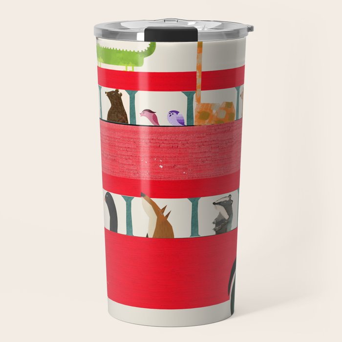 The big red bus Travel Mug Gallery Image 1