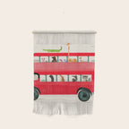 The big red bus Wall Hanging Gallery Image 1
