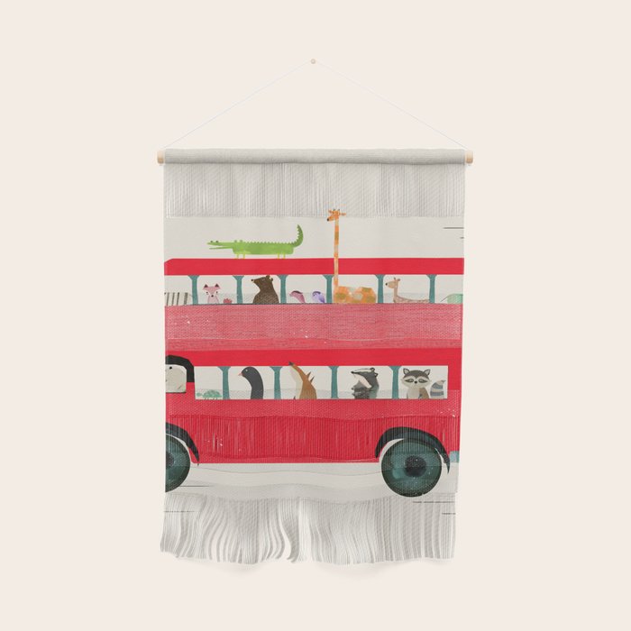 The big red bus Wall Hanging Gallery Image 1