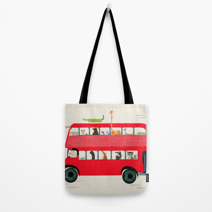 The big red bus Tote Bag Gallery Image 2