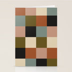 Bold Colorful Checks Pattern - Large II Stationery Card Gallery Image 2