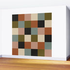 Bold Colorful Checks Pattern - Large II Wall Mural Gallery Image 2