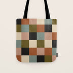Bold Colorful Checks Pattern - Large II Tote Bag Gallery Image 1