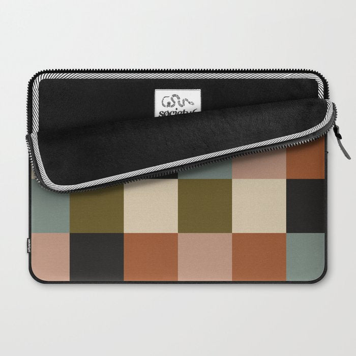 Bold Colorful Checks Pattern - Large II Laptop Sleeve Gallery Image 2