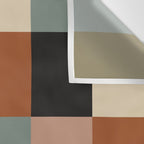 Bold Colorful Checks Pattern - Large II Wall Tapestry Gallery Image 3