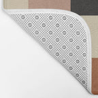Bold Colorful Checks Pattern - Large II Bath Mat Gallery Image 2